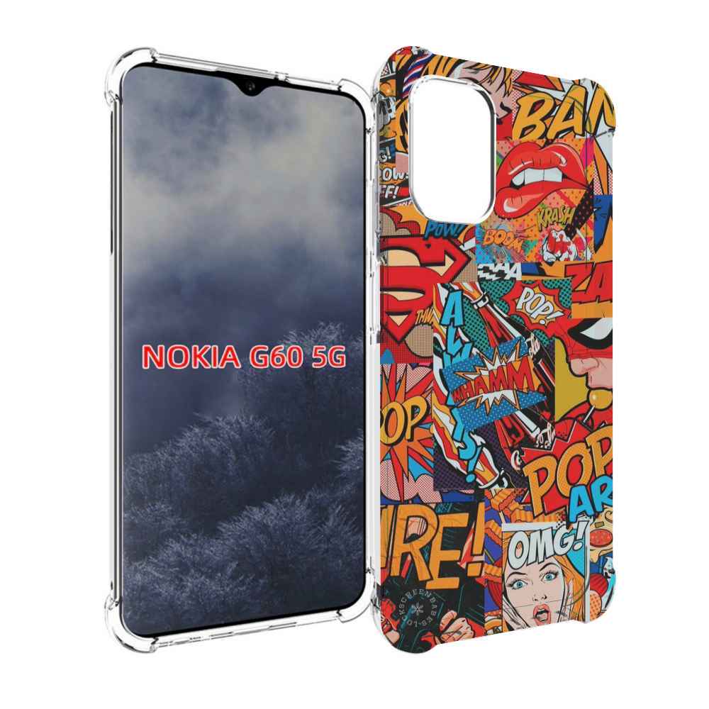 

Чехол MyPads Фон для Nokia G60 5G, Прозрачный, Tocco