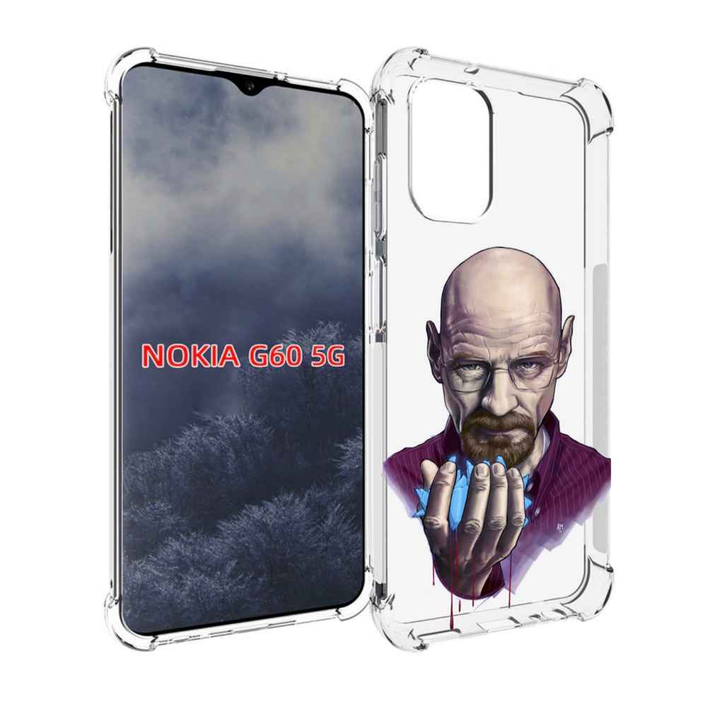

Чехол MyPads Хайзенберг для Nokia G60 5G, Прозрачный, Tocco