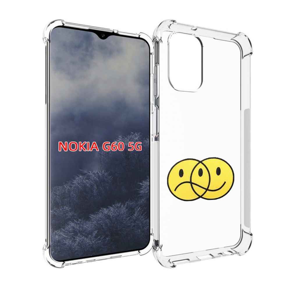 

Чехол MyPads Хиппи для Nokia G60 5G, Прозрачный, Tocco