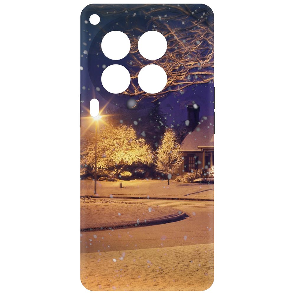 

Чехол-накладка Krutoff Soft Case Зимняя сказка для TECNO Camon 30 Premier 5G черный