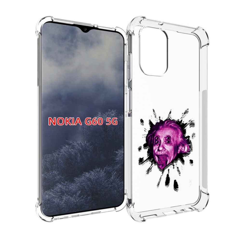 

Чехол MyPads Эйнштейн для Nokia G60 5G, Прозрачный, Tocco