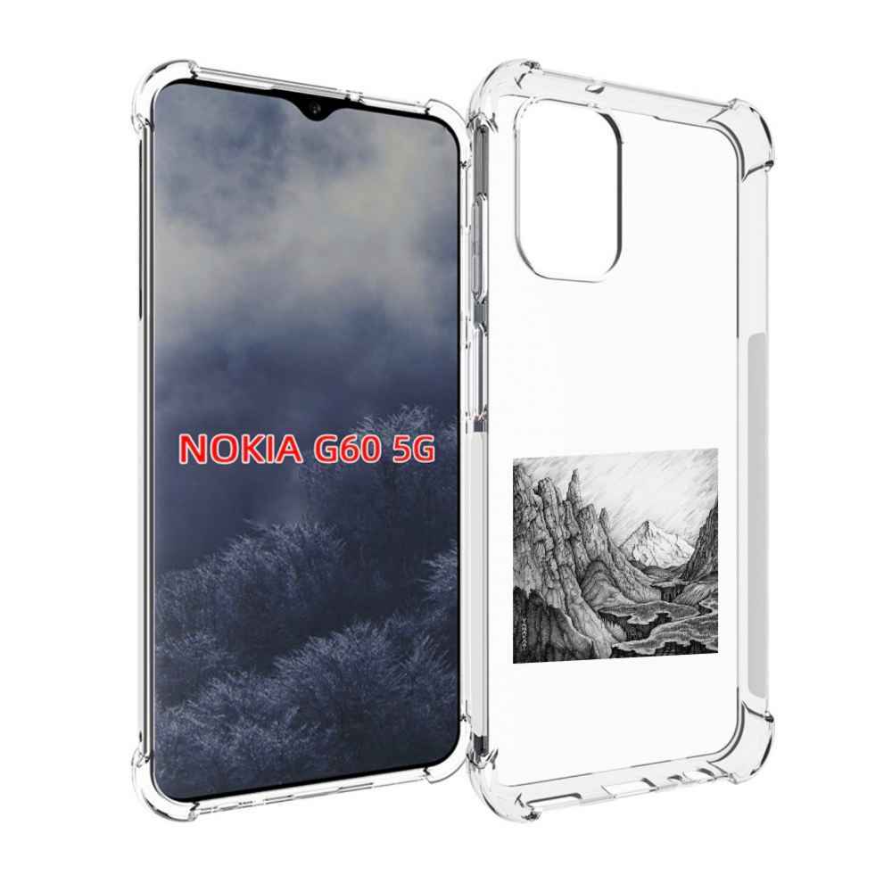 

Чехол MyPads Ямакаса Мияги и Энди Панда для Nokia G60 5G, Прозрачный, Tocco