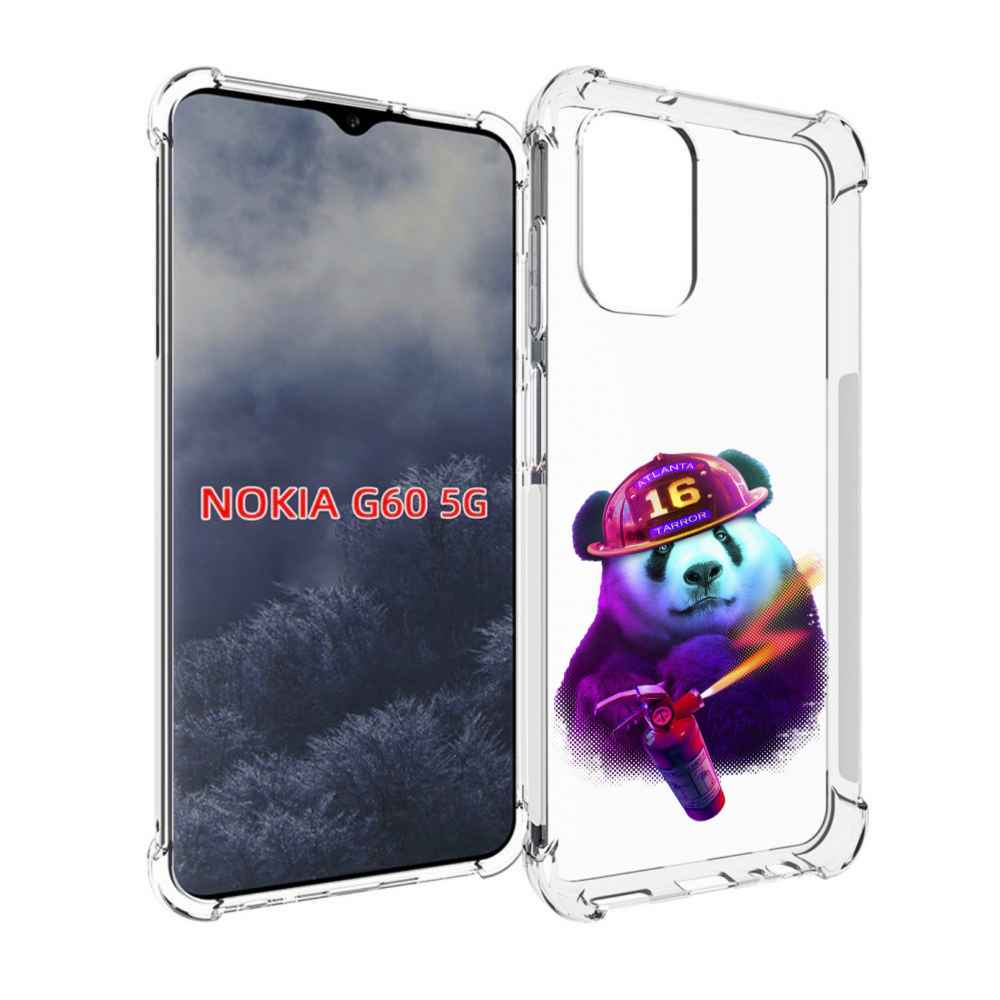 

Чехол MyPads Яркая панда детский для Nokia G60 5G, Прозрачный, Tocco