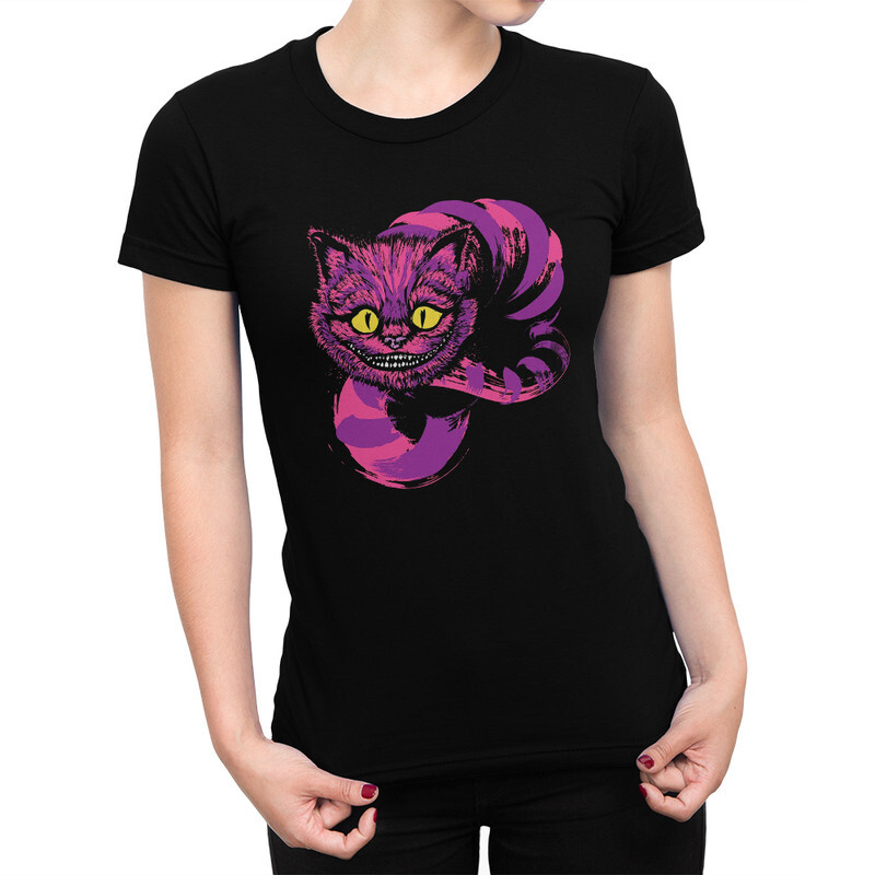

Футболка женская DS Apparel Чеширский Кот 881186-1 черная M, Черный, Чеширский Кот 881186-1