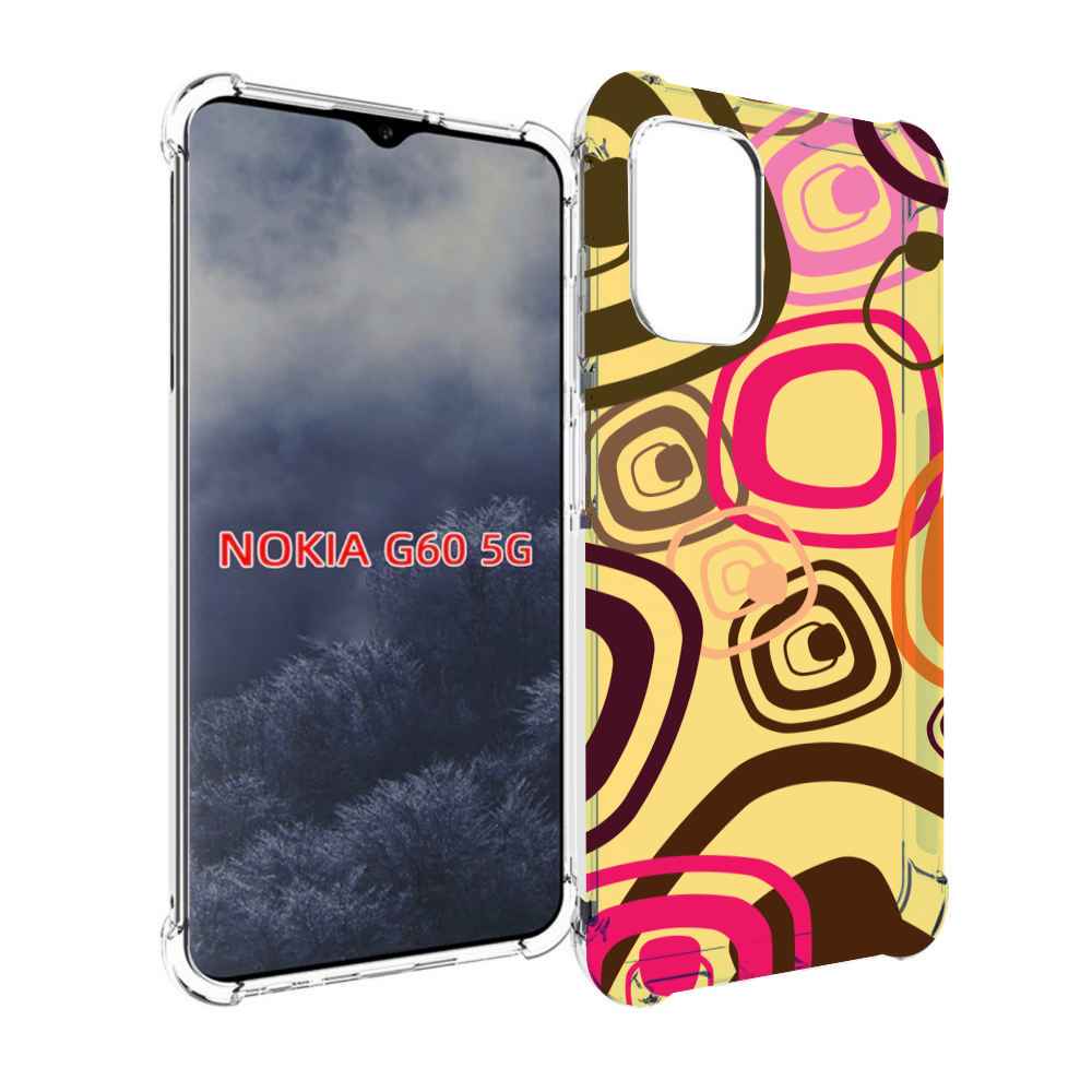 

Чехол MyPads абстракция-на-желтом-фоне для Nokia G60 5G, Прозрачный, Tocco