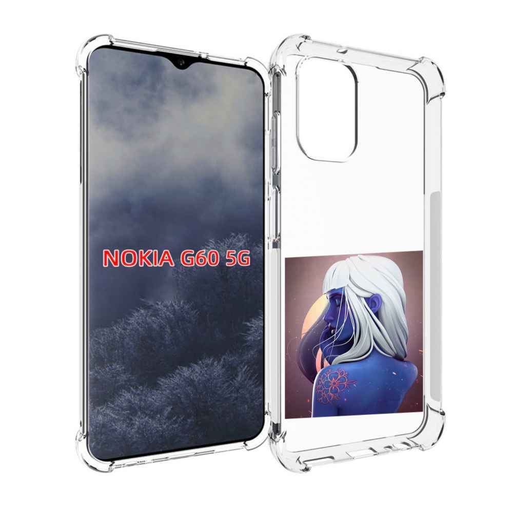 

Чехол MyPads аватар-с-цветком для Nokia G60 5G, Прозрачный, Tocco