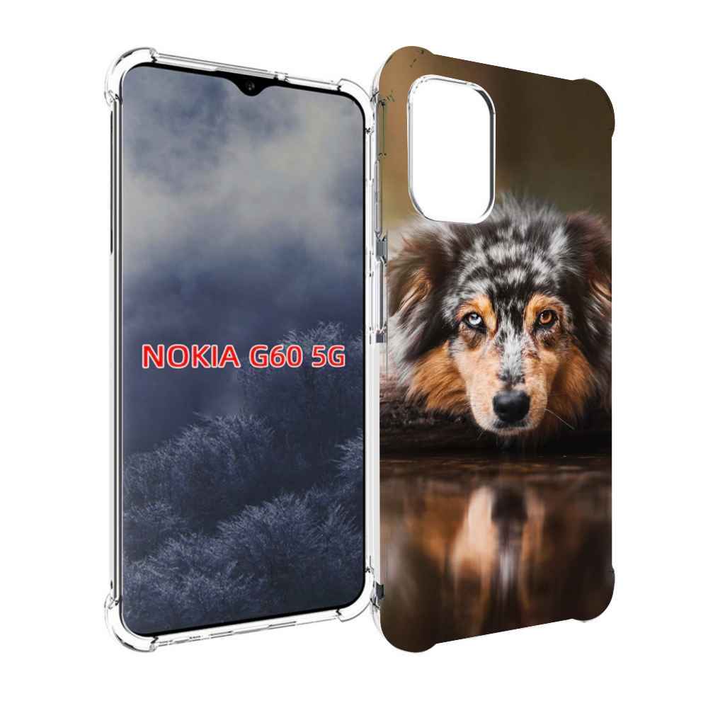

Чехол MyPads австралииская овчарка для Nokia G60 5G, Прозрачный, Tocco