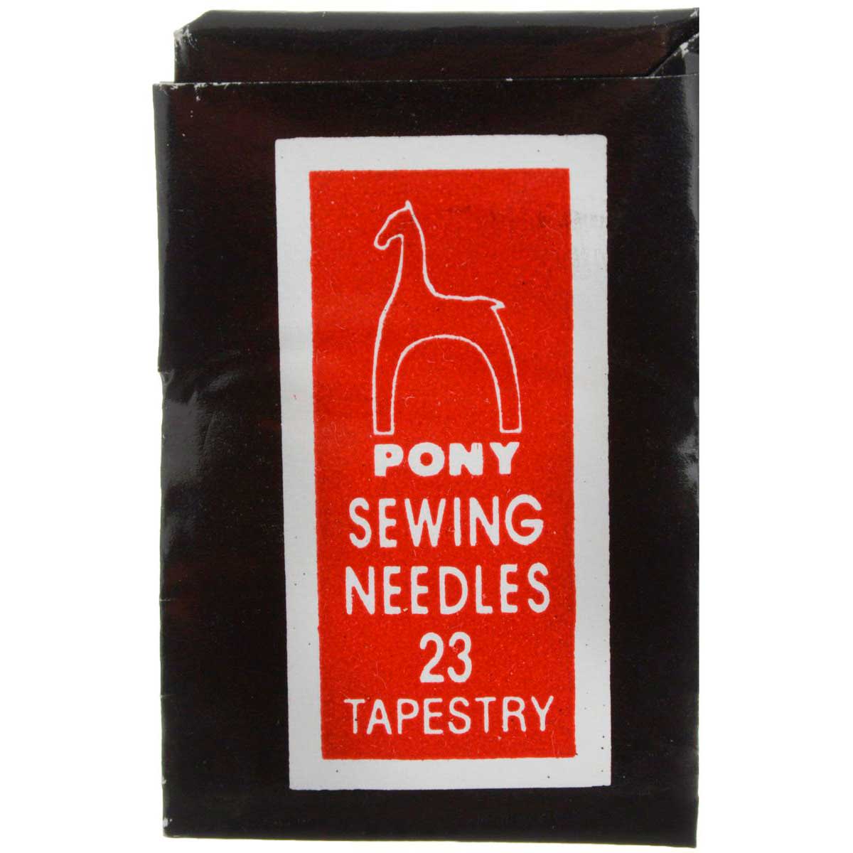 

Иглы для вышивания гобеленовые № 23, ручные, с золотым ушком, PONY Tapestry, 05161, 25 шт