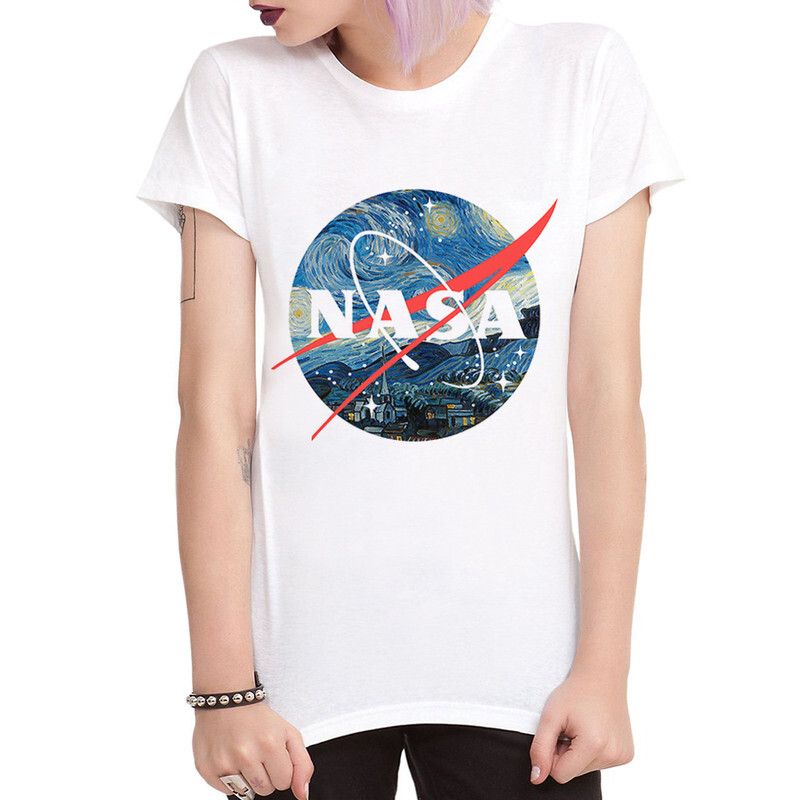 

Футболка женская DS Apparel Звездная Ночь НАСА 881189-1 белая L, Белый, Звездная Ночь НАСА 881189-1