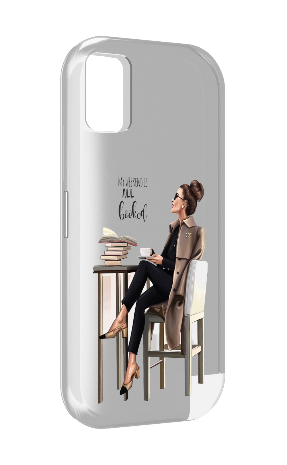 

Чехол MyPads Девушка-в-кофейне для UMIDIGI A11, Прозрачный, Tocco