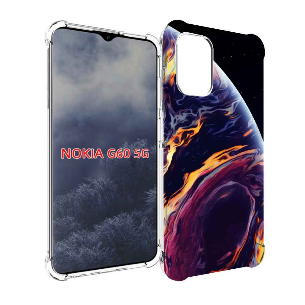 

Чехол MyPads акварельная планета для Nokia G60 5G, Прозрачный, Tocco