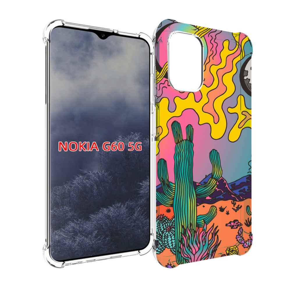 

Чехол MyPads акварельные рисунки для Nokia G60 5G, Прозрачный, Tocco