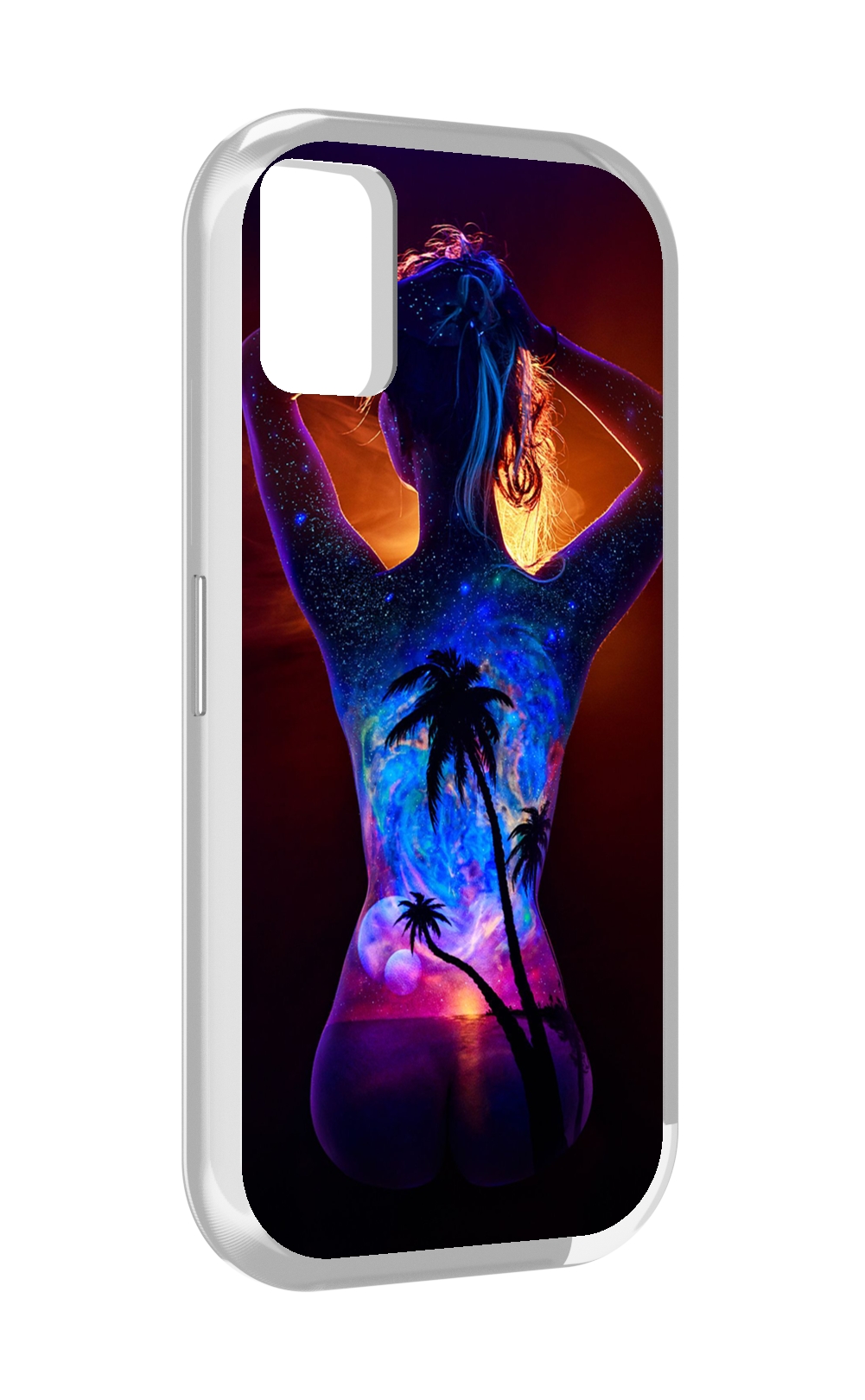 

Чехол MyPads Девушка-и-пальмы женский для UMIDIGI A11, Прозрачный, Tocco