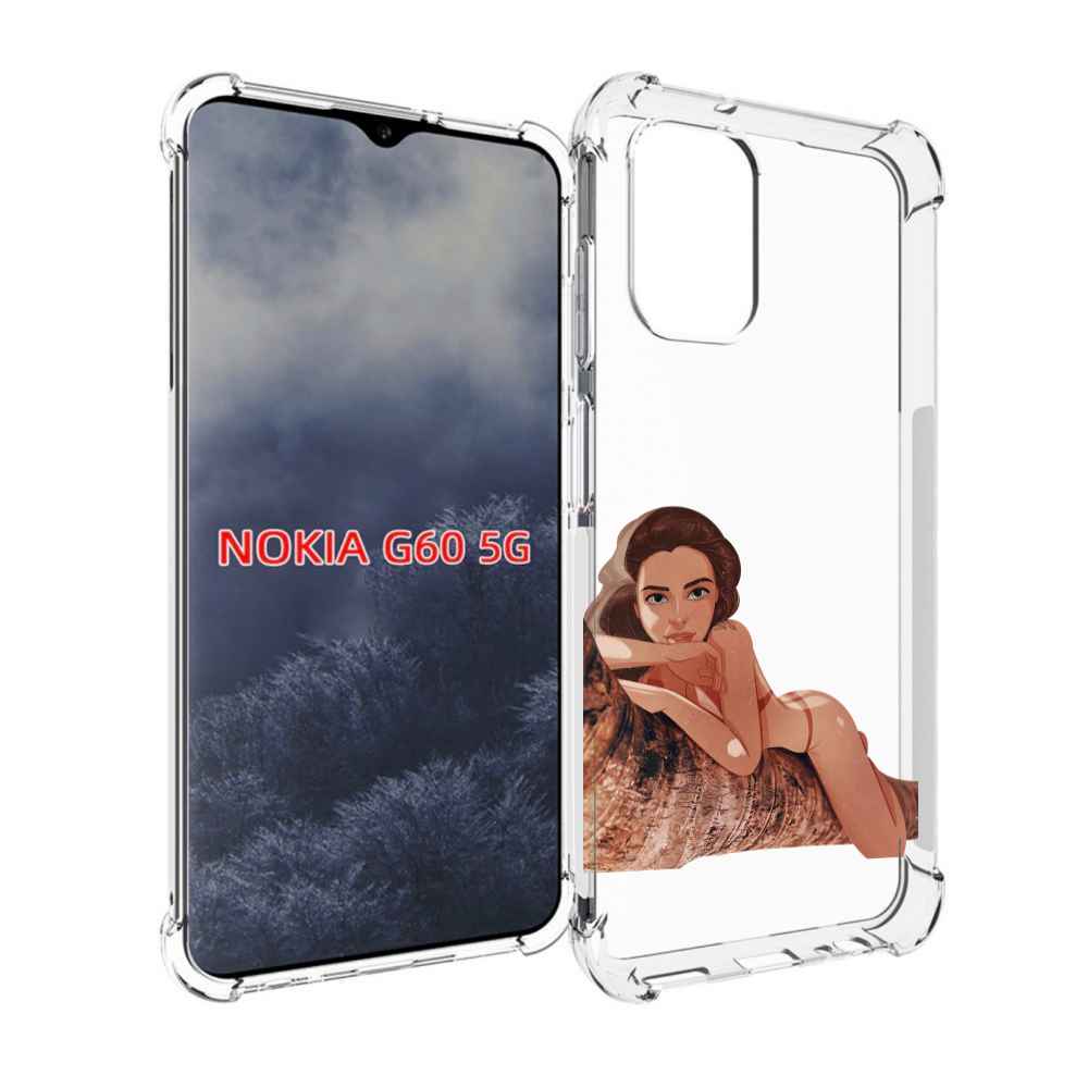 

Чехол MyPads амазонка-на-дереве для Nokia G60 5G, Прозрачный, Tocco