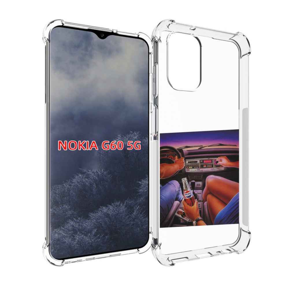 

Чехол MyPads американская машина салон для Nokia G60 5G, Прозрачный, Tocco