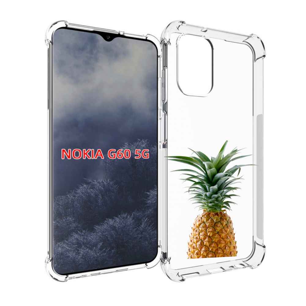 

Чехол MyPads ананас для Nokia G60 5G, Прозрачный, Tocco