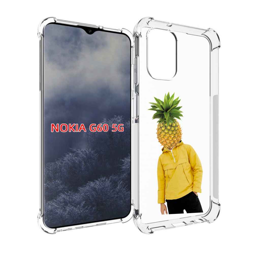 

Чехол MyPads ананасовая-голова для Nokia G60 5G, Прозрачный, Tocco