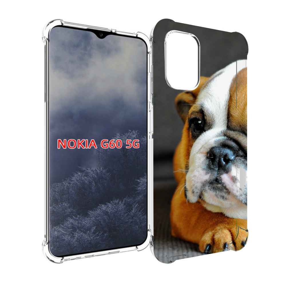 

Чехол MyPads англиискии бульдор для Nokia G60 5G, Прозрачный, Tocco