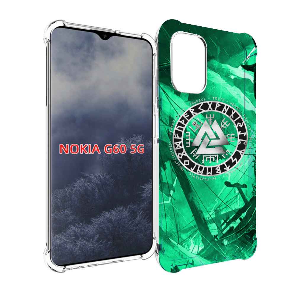 

Чехол MyPads ассасин-крид-2020-рагнарек мужской для Nokia G60 5G, Прозрачный, Tocco