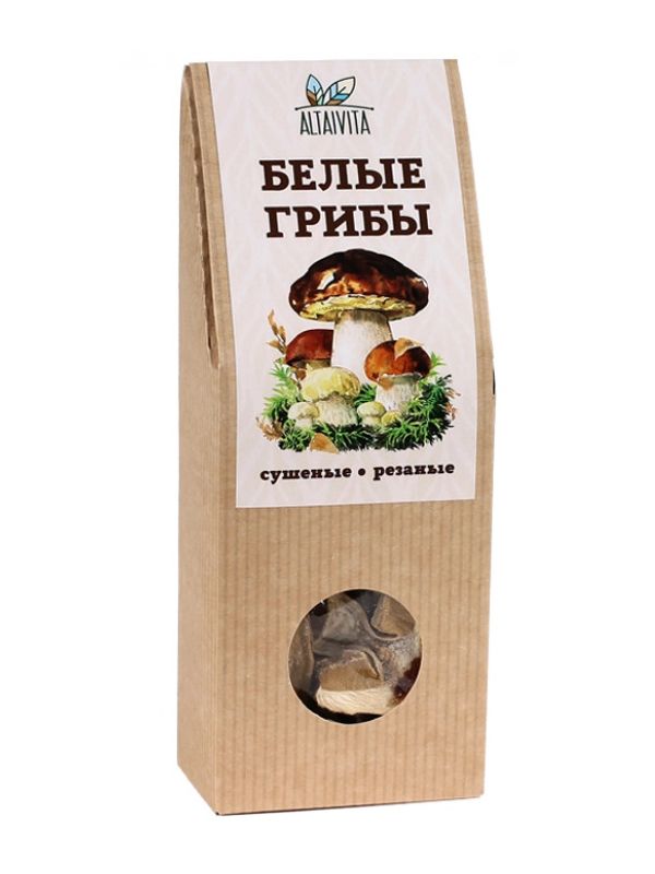 Белые грибы Алтайвита сушеные резаные 40 г