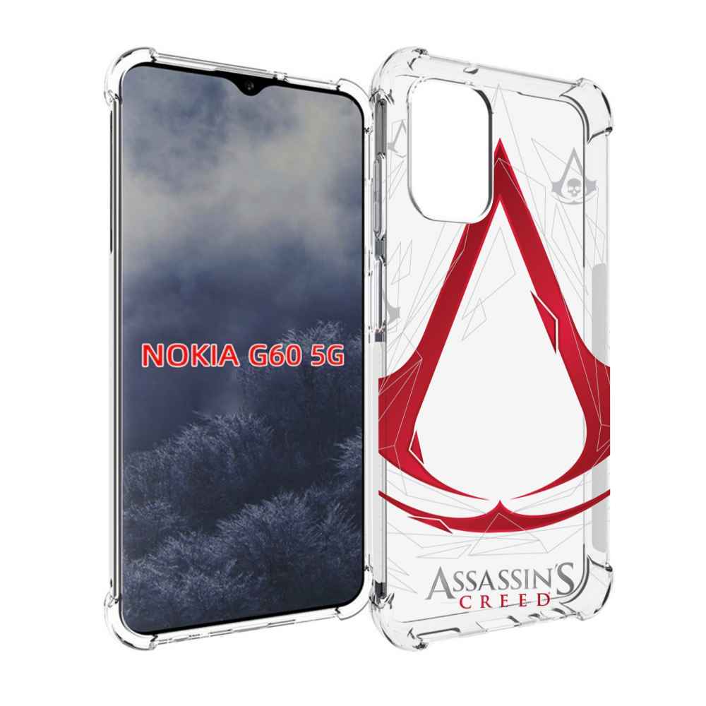 

Чехол MyPads ассасин-крид-знак для Nokia G60 5G, Прозрачный, Tocco