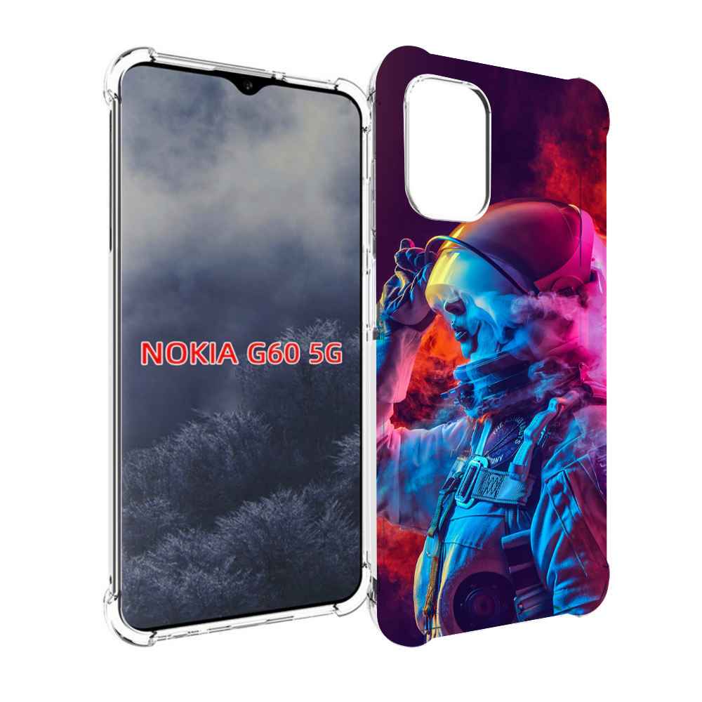 

Чехол MyPads астронавт в дыму для Nokia G60 5G, Прозрачный, Tocco