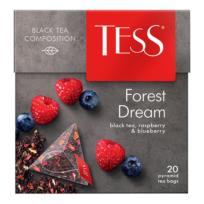 Чай черный Tess Forest dream в пирамидках 1,8 г х 20 шт