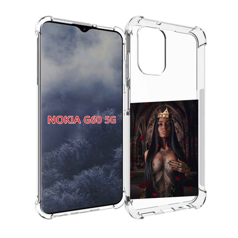 

Чехол MyPads багровый-пик для Nokia G60 5G, Прозрачный, Tocco
