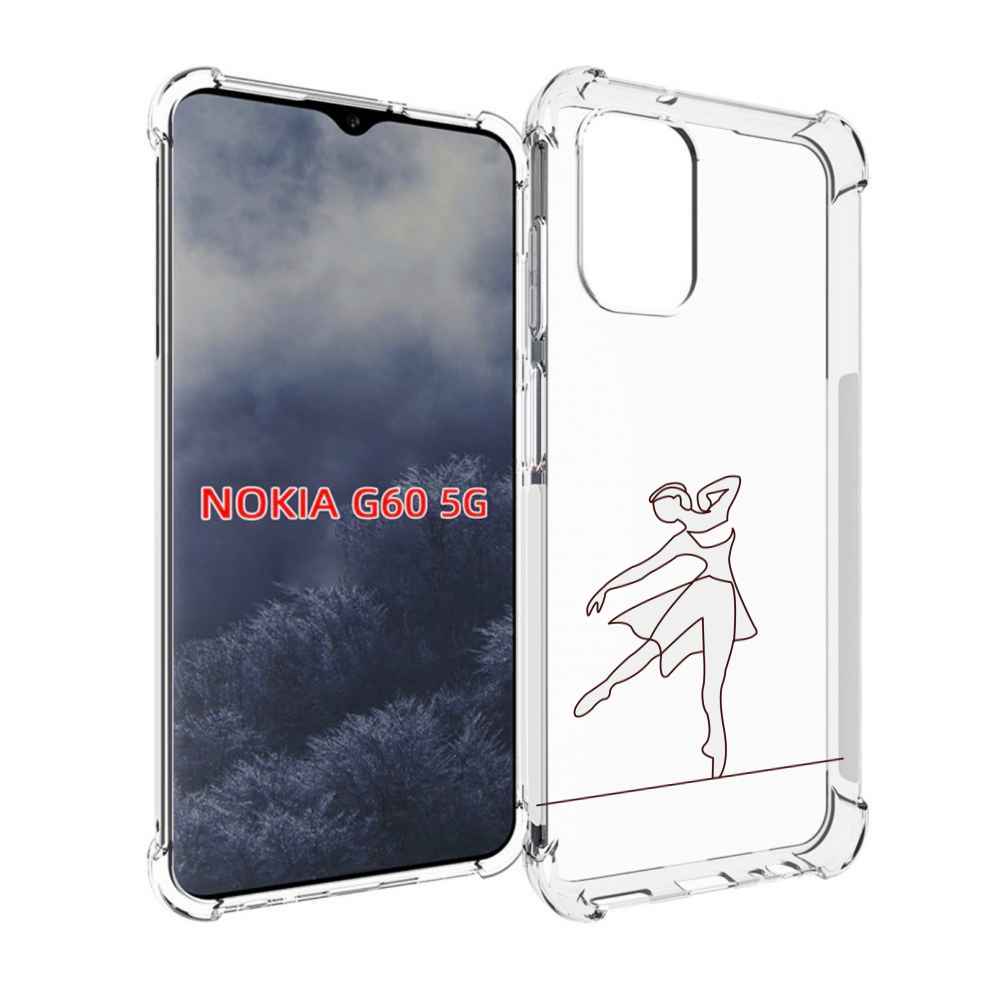 

Чехол MyPads балерина-белая для Nokia G60 5G, Прозрачный, Tocco