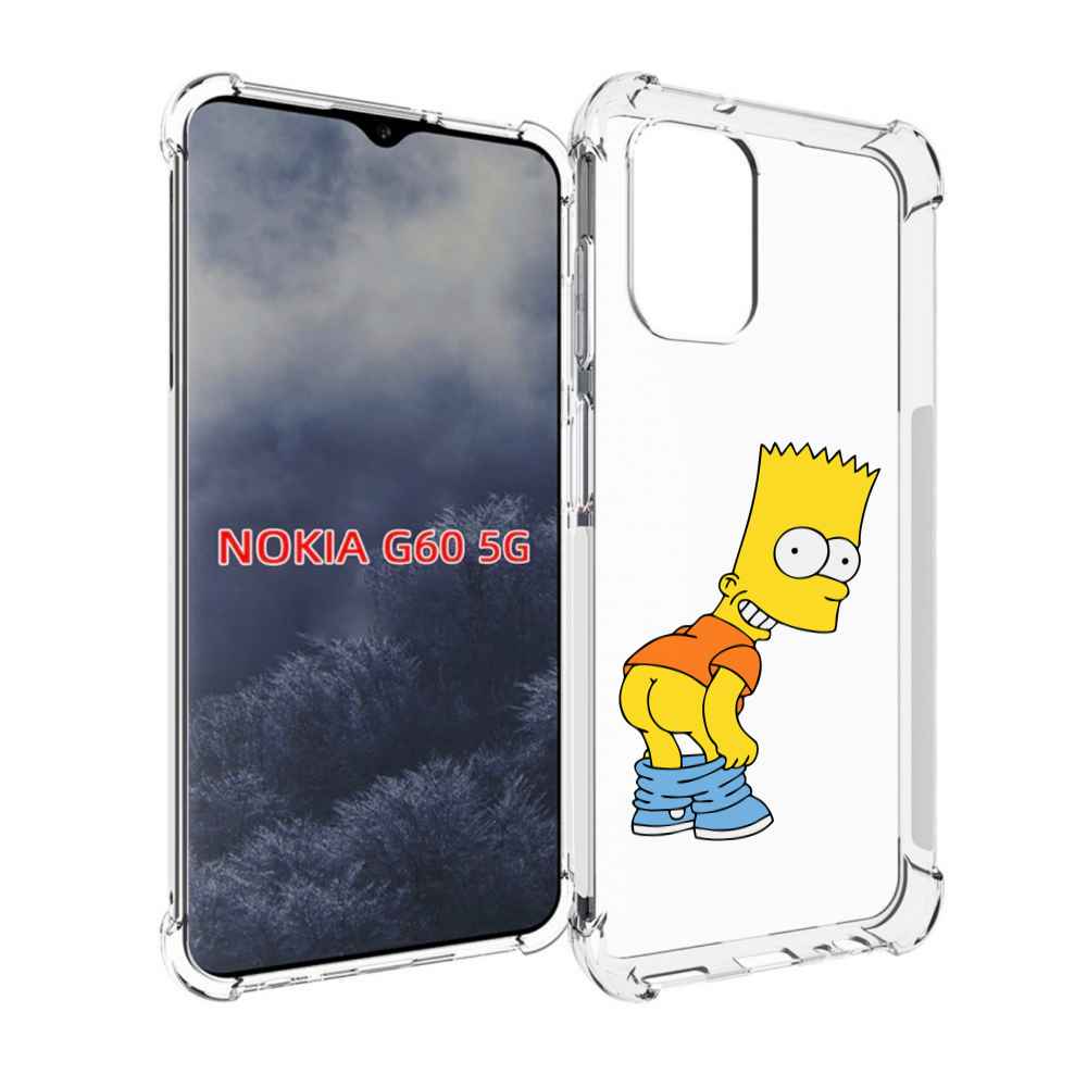 

Чехол MyPads барт-симпсон-довольный для Nokia G60 5G, Прозрачный, Tocco