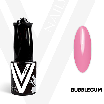 Гель-лак Vogue Nails ярко-розовый без эффектов плотный 10 мл