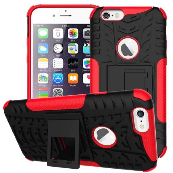 фото Чехол gsmin hybrid case для iphone 6/6s (красный)