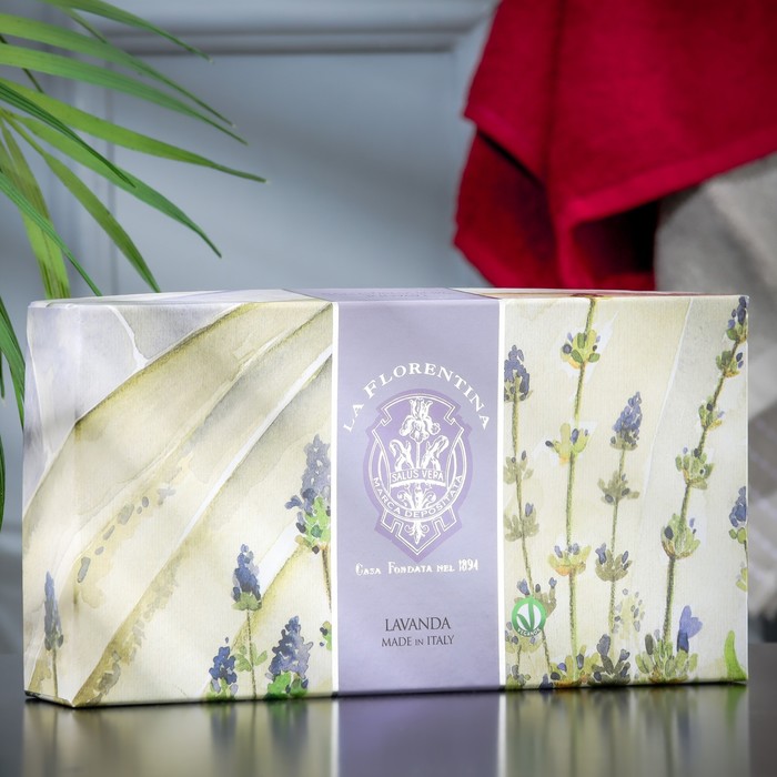 

Подарочный набор мыла La Florentina "Лаванда", 3 шт. 150 г