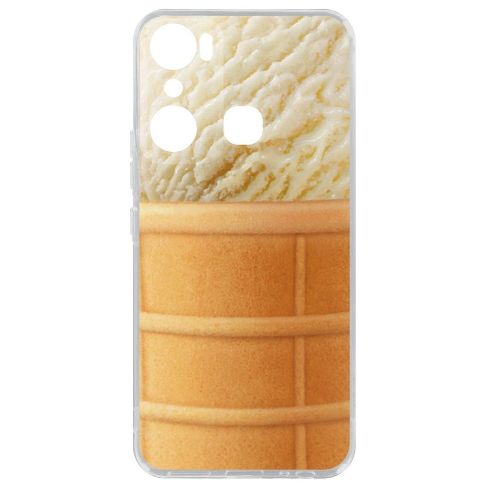 

Чехол-накладка Кейс Пломбир для Infinix Hot 20i, Прозрачный