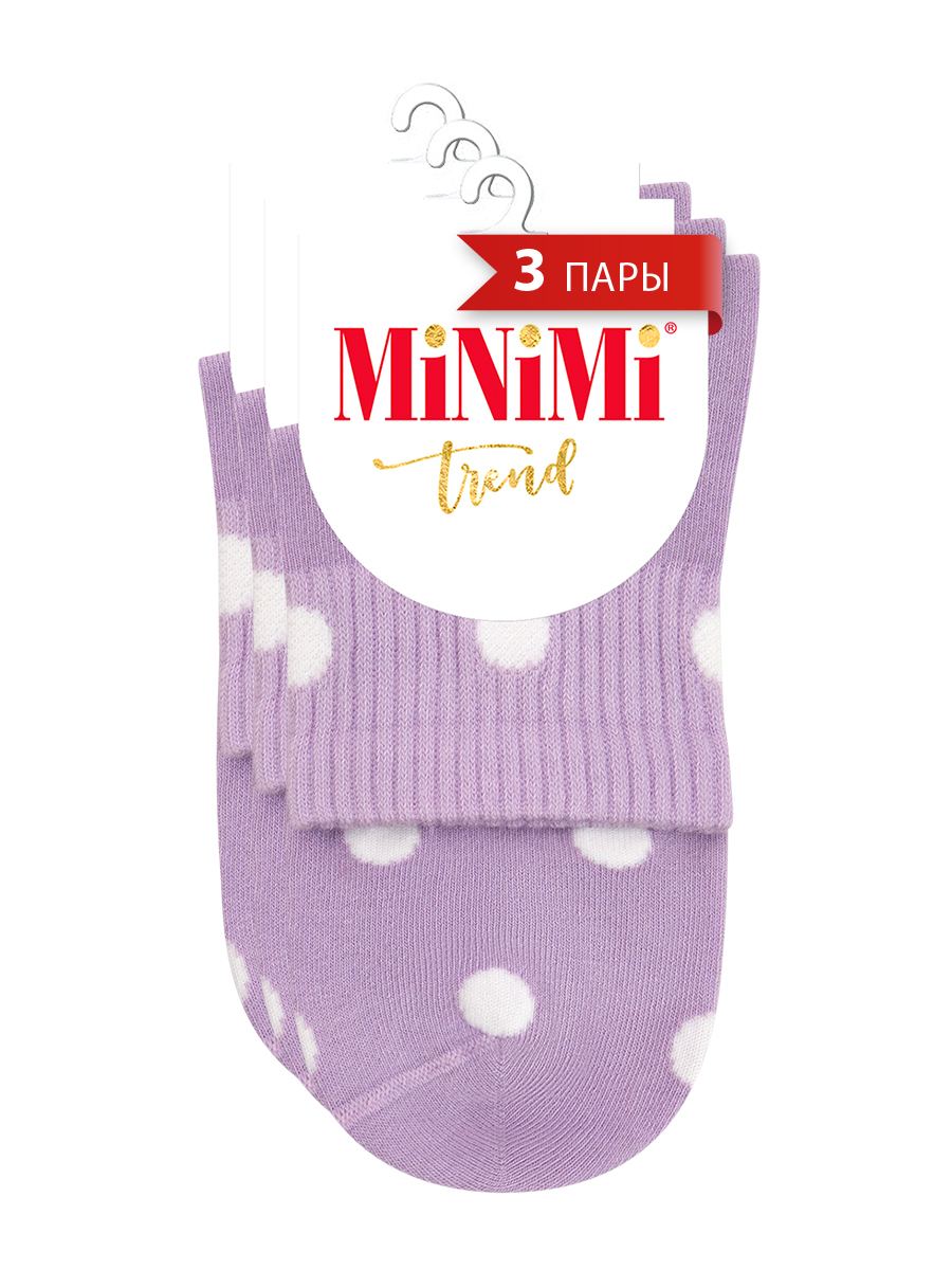 

Комплект носков женских Minimi SNL-540820 фиолетовых, Фиолетовый, SNL-540820