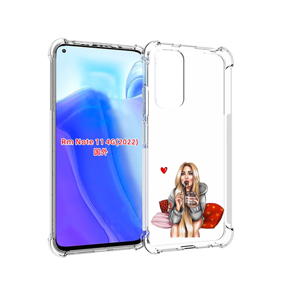 

Чехол MyPads любительница-нутеллы женский для Xiaomi Redmi Note 11 4G ( Глобальная верс, Tocco