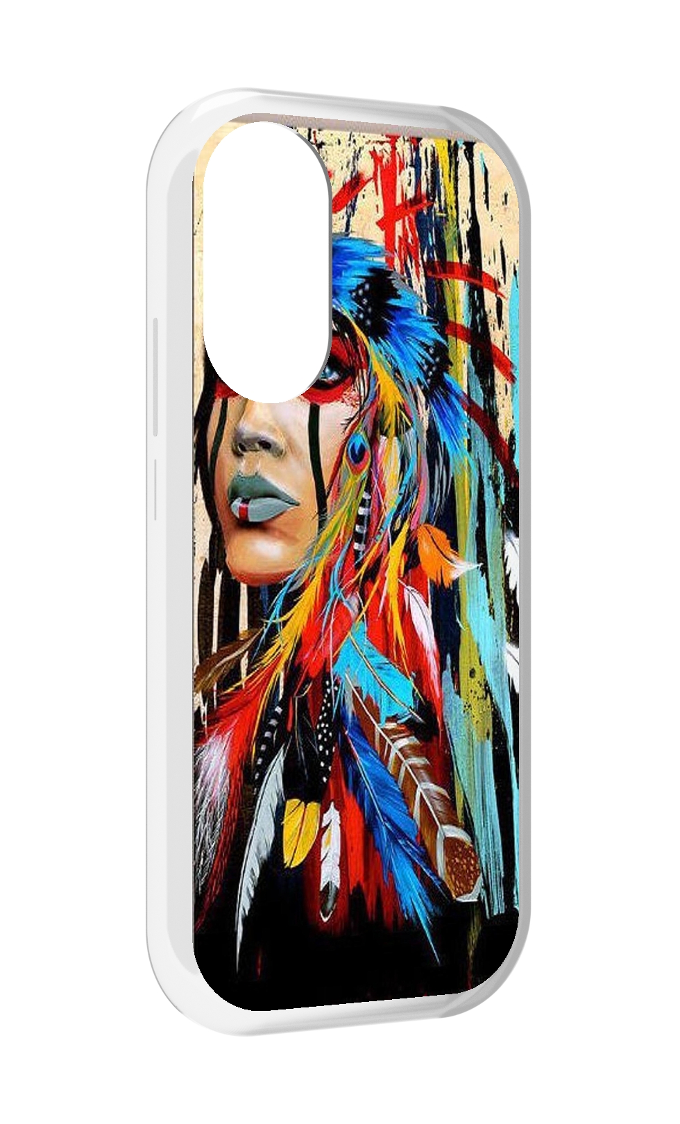 

Чехол MyPads индеец расписной для Honor X7, Прозрачный, Tocco