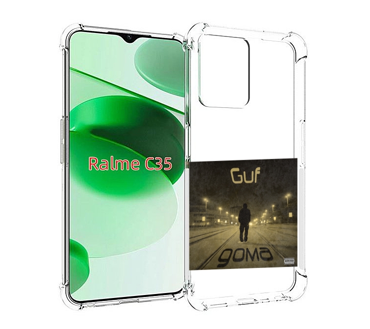 

Чехол MyPads Дома Guf для Realme C35 / Narzo 50A Prime, Прозрачный, Tocco