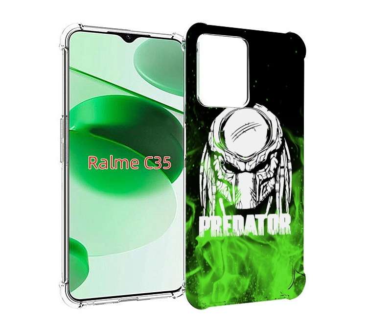 

Чехол MyPads Знак-хищника для Realme C35 / Narzo 50A Prime, Прозрачный, Tocco