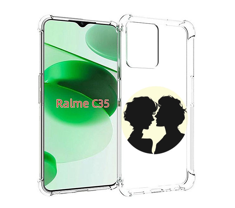 Чехол MyPads Картина для Realme C35 / Narzo 50A Prime