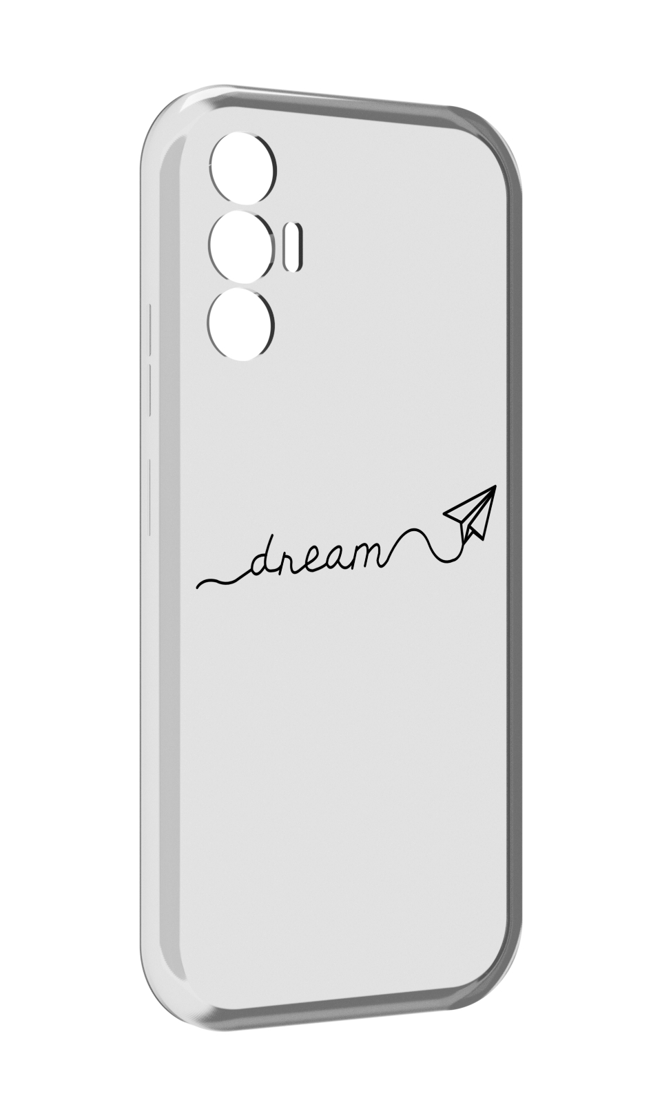

Чехол MyPads мечта для Tecno Pova 3, Прозрачный, Tocco