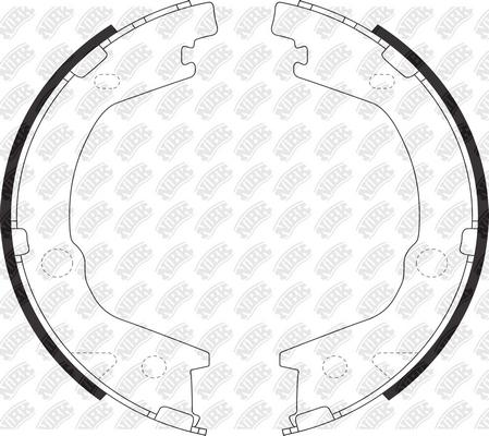 

Тормозные колодки NiBK барабанные FN11004