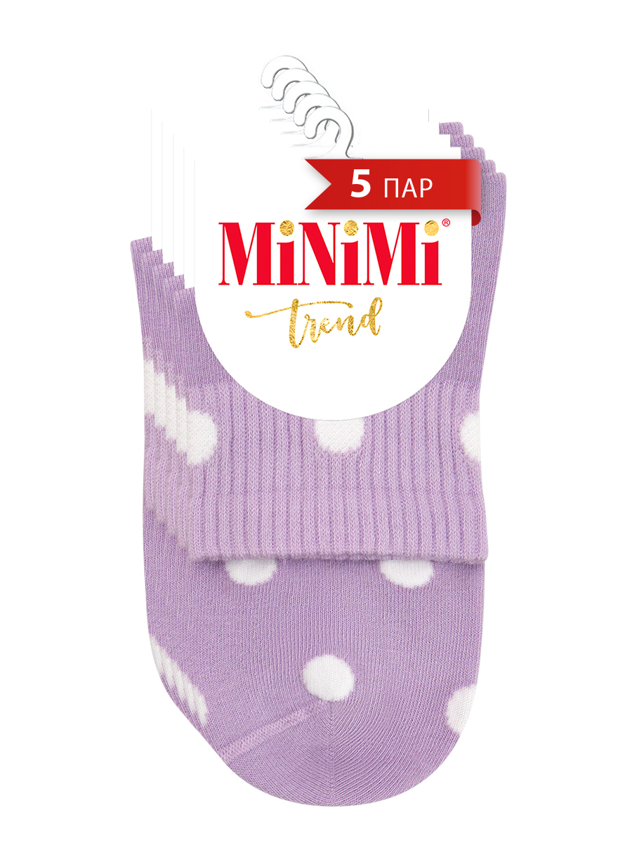 Комплект носков женских Minimi Basic SNL-540821 фиолетовых 35-38