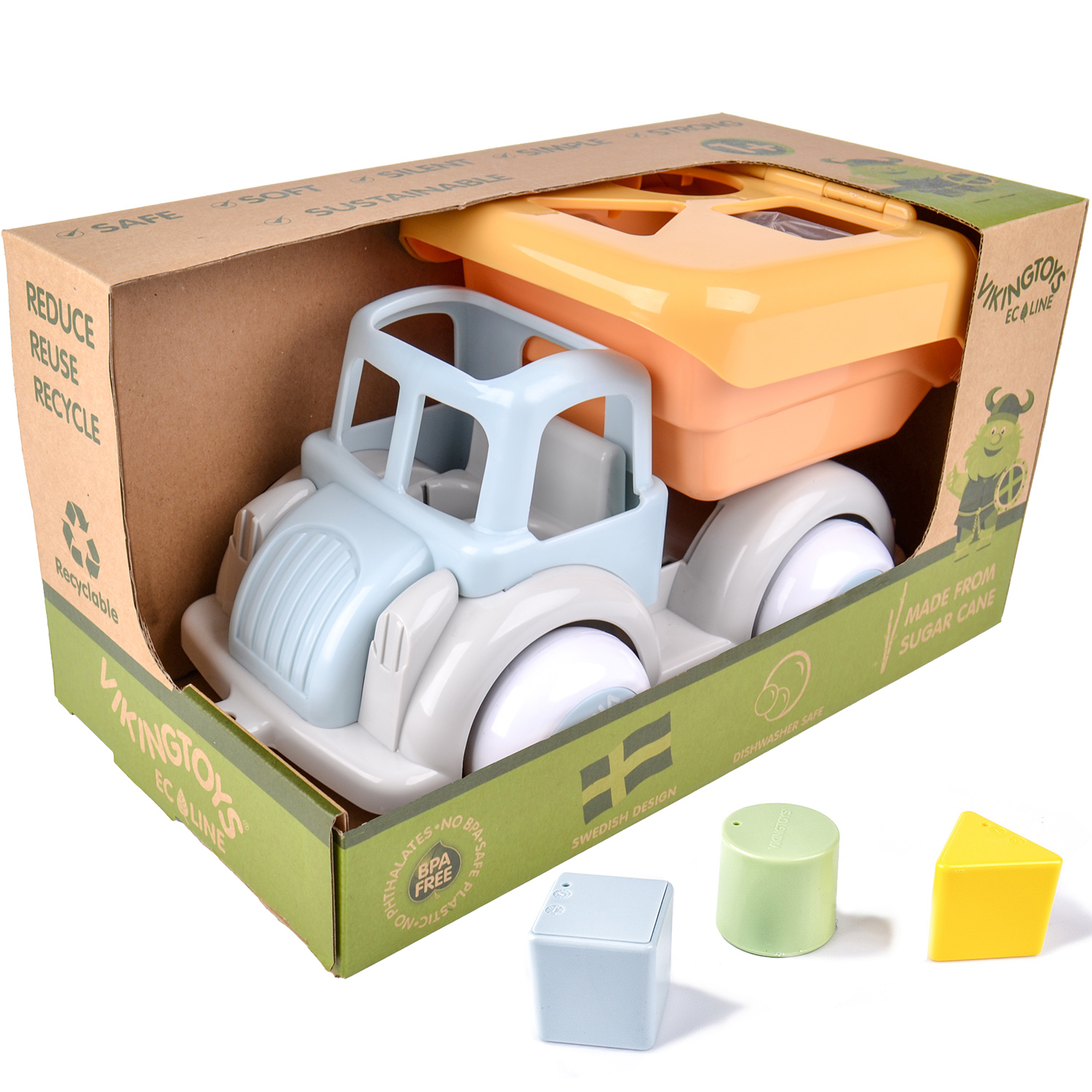 

Самосвал Viking toys 81258, Голубой;оранжевый