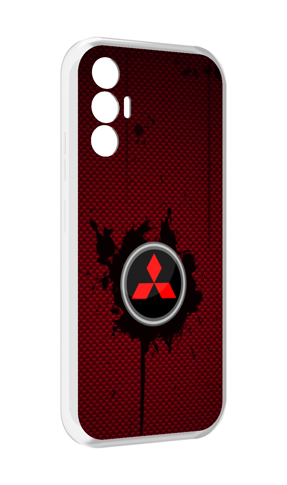 

Чехол Mypads Mitsubishi 2 Для Tecno Pova 3, Прозрачный, Tocco