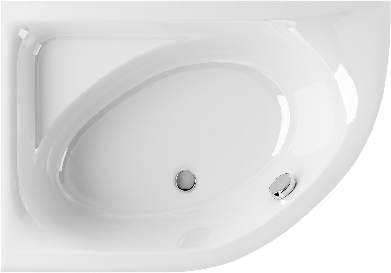 

Акриловая ванна Excellent Aquarella 150х100 WAEX.ARL15WH левая, Белый