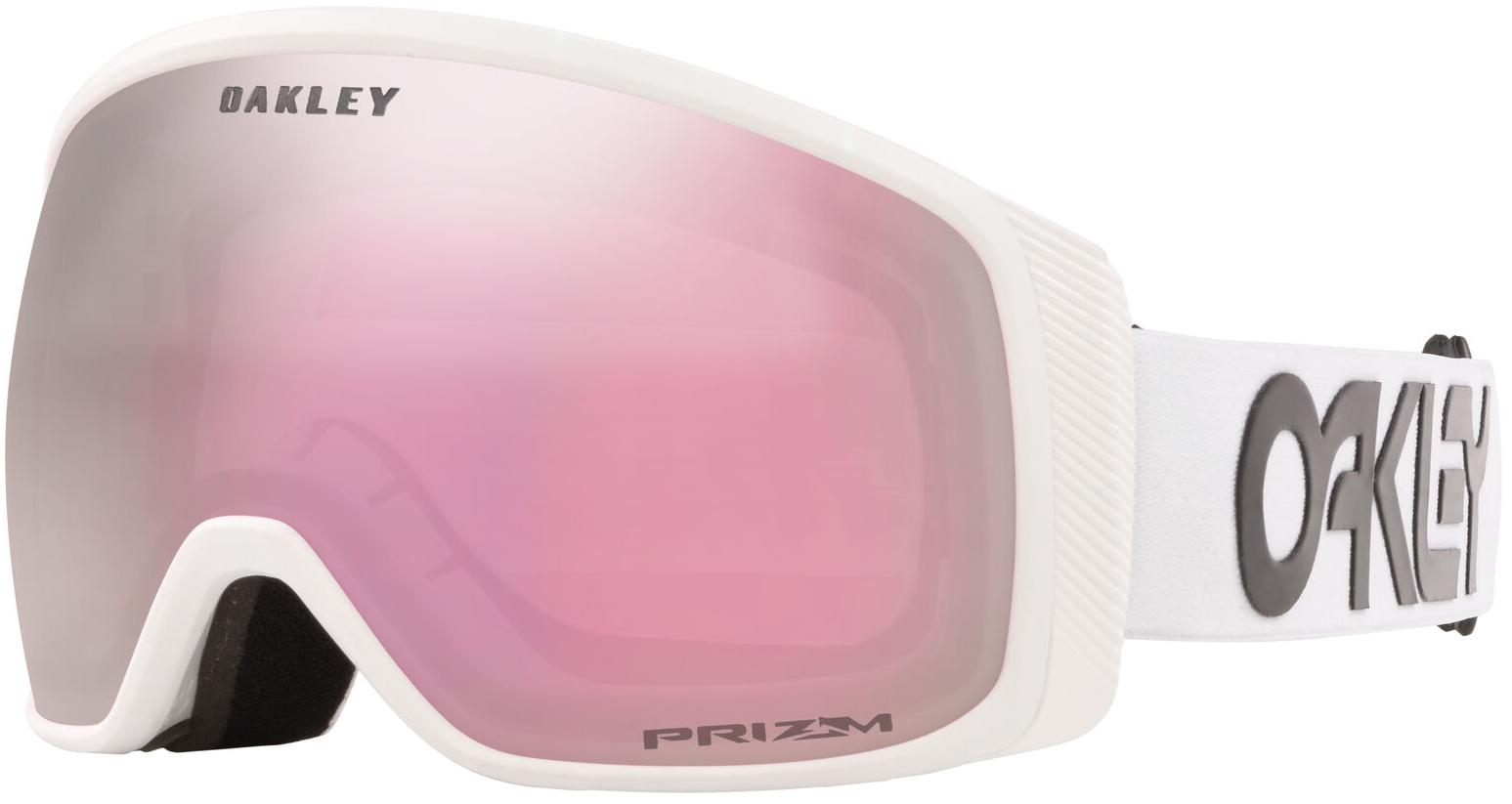 фото Очки горнолыжные oakley 2022 flight tracker xm white/prizm snow hi pink