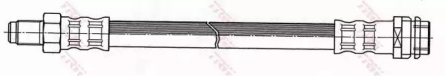 

Шланг торм.зад.mercedes a140-a210 w168 97-04 280мм
