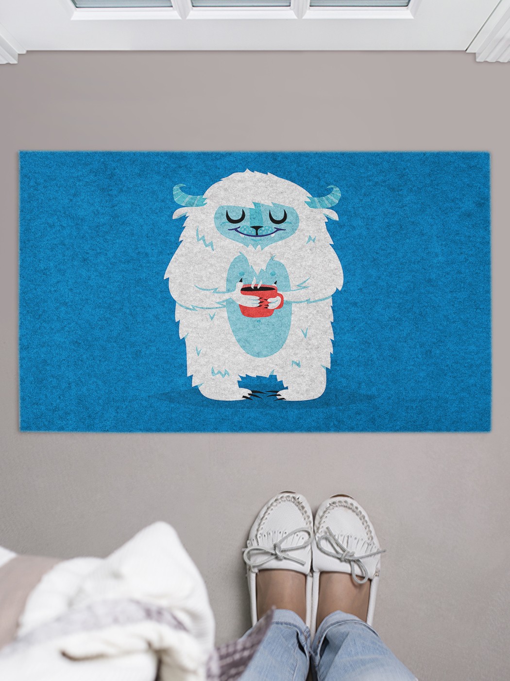 

Придверный коврик в прихожую для обуви, на резиновой основе, 75x45 см door_69305 JoyArty