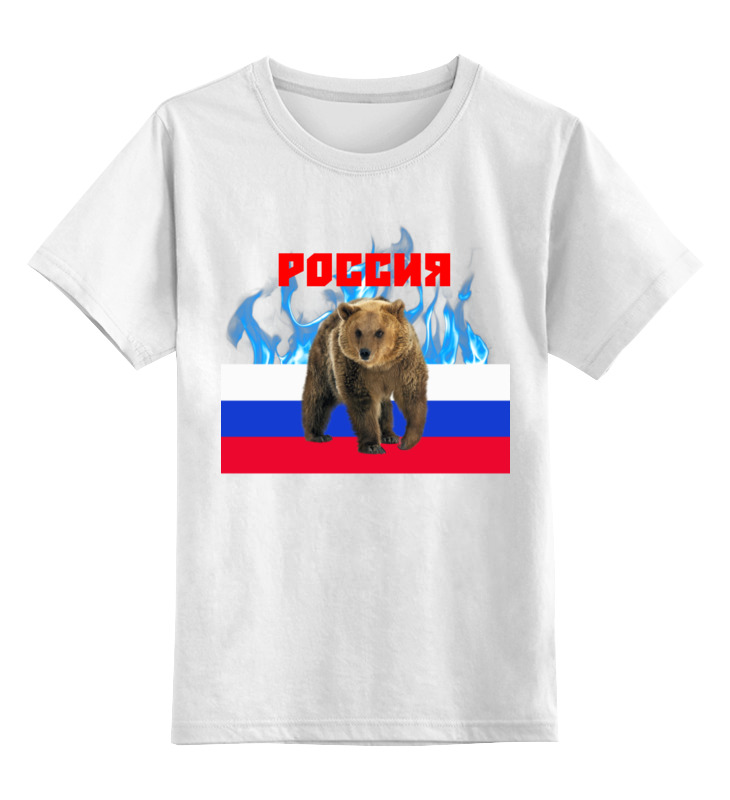 

Футболка детская Printio Россия цв. белый р. 164, Россия